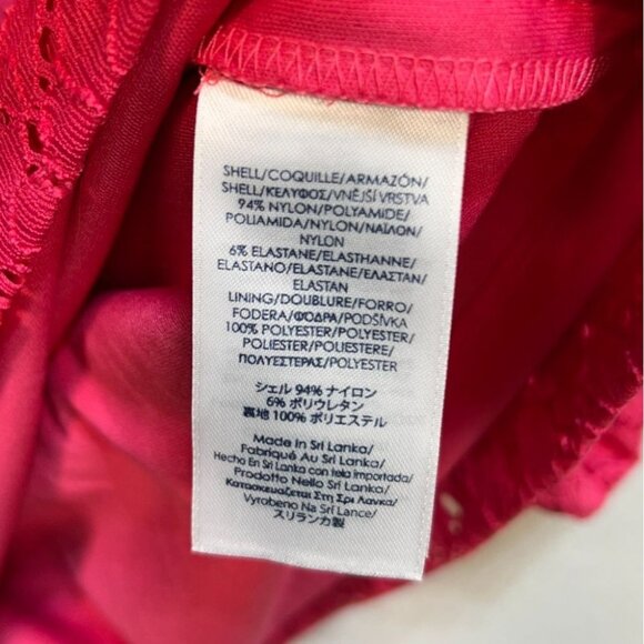 NWT Chaps Women Lace Sheath Dress Size 8 Calypso Coral Sleeveless Party Workwear - Picture 10 of 13